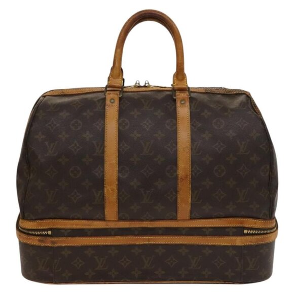 LOUIS VUITTON Monogram Sac Sports Boston Bag M41444 LV Auth 136767 - Picture 3 of 16